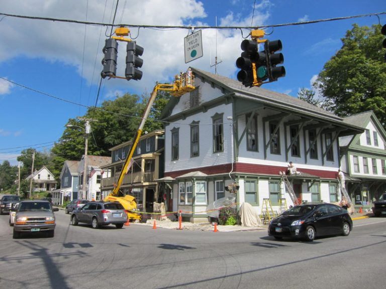 Painting the top story