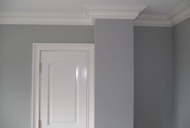 Interior Painting - walls and moulding