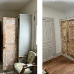 old paint doors