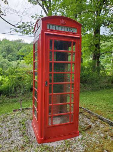 Danby Mtn Rd telephone booth