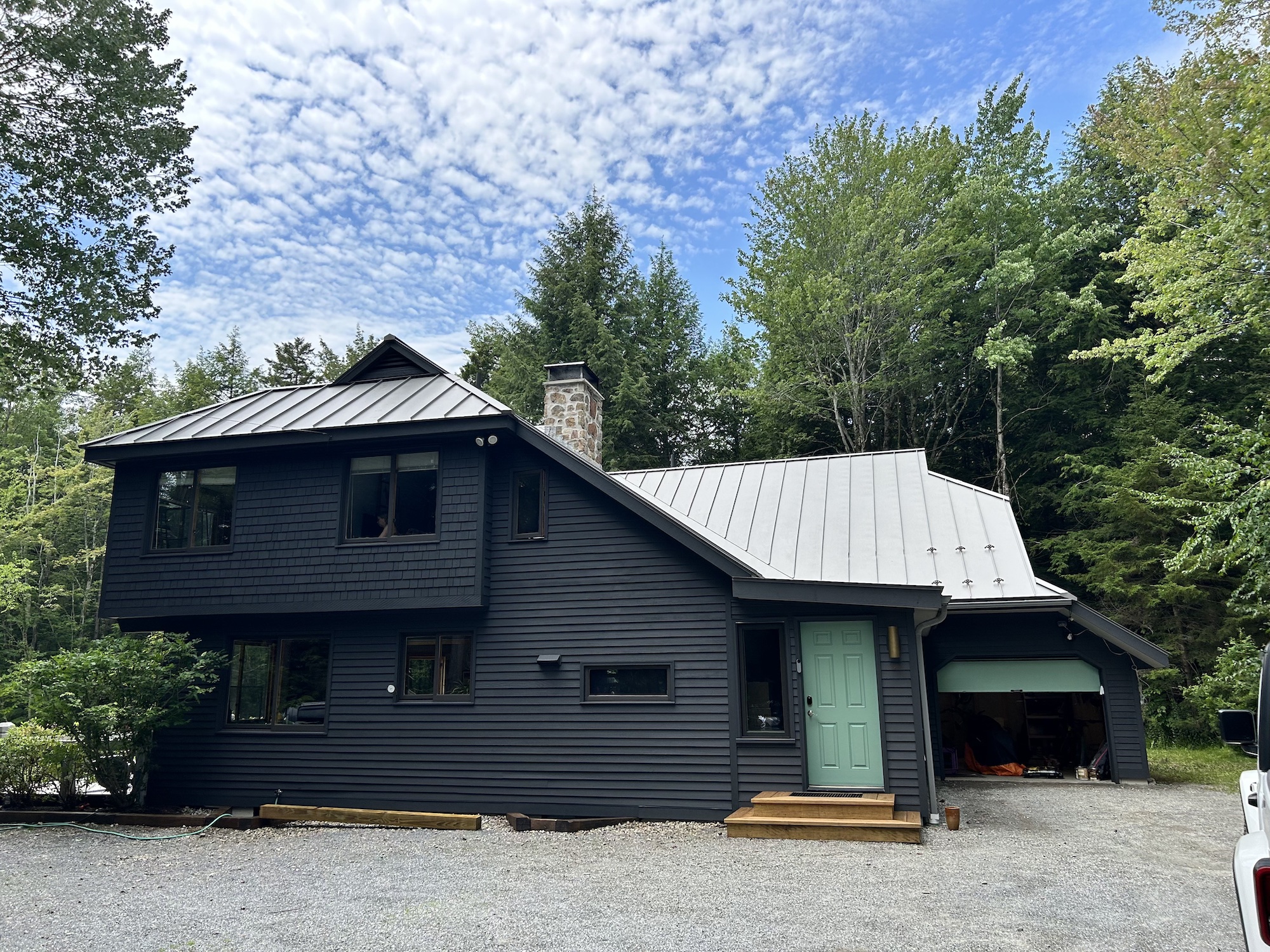 bondville vt house and garage painting