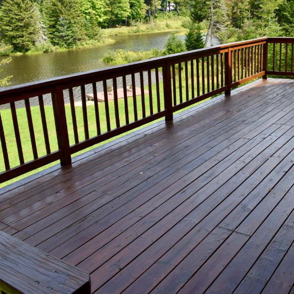 deck staining VT