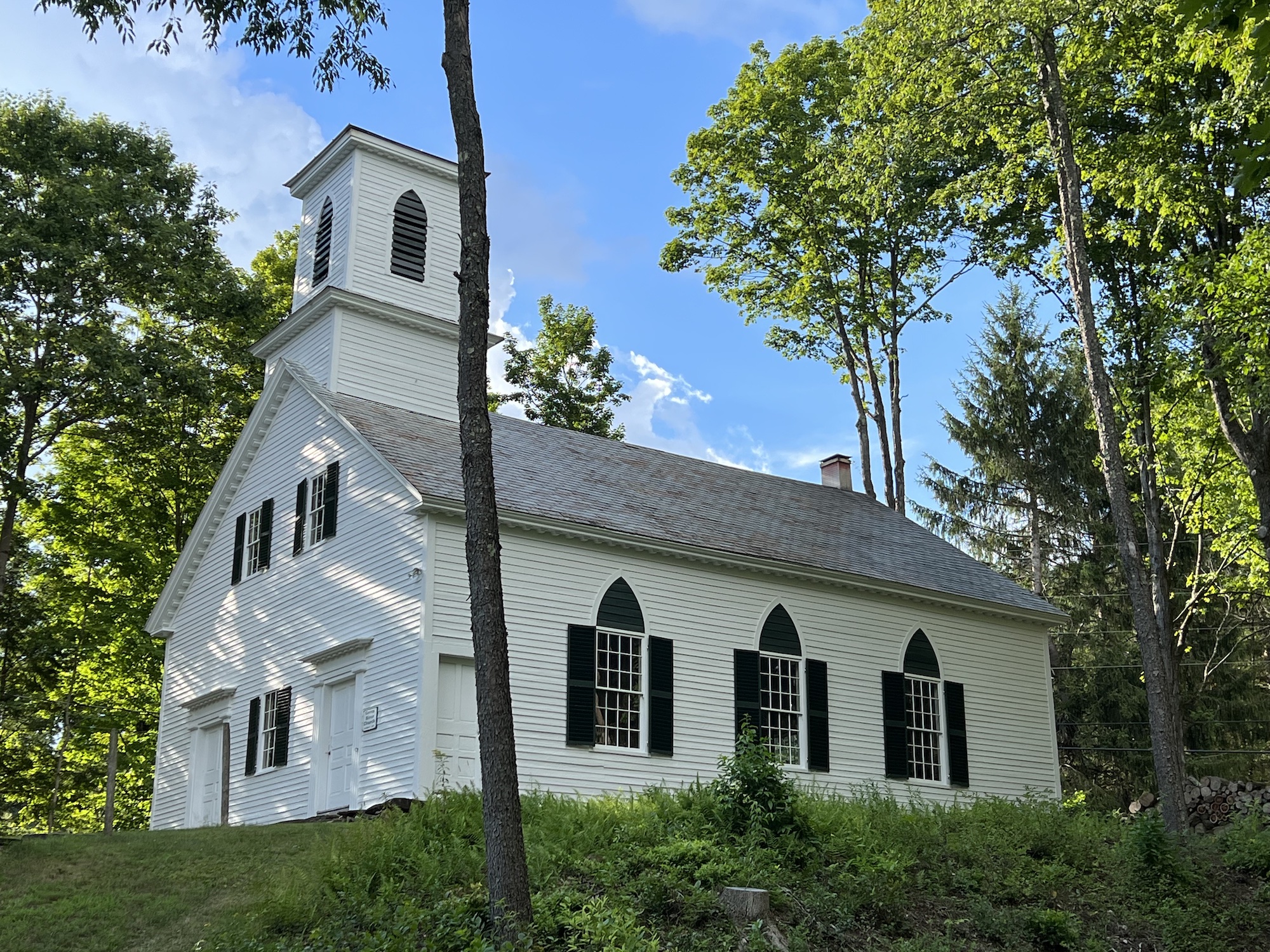 painted guilford vermont church