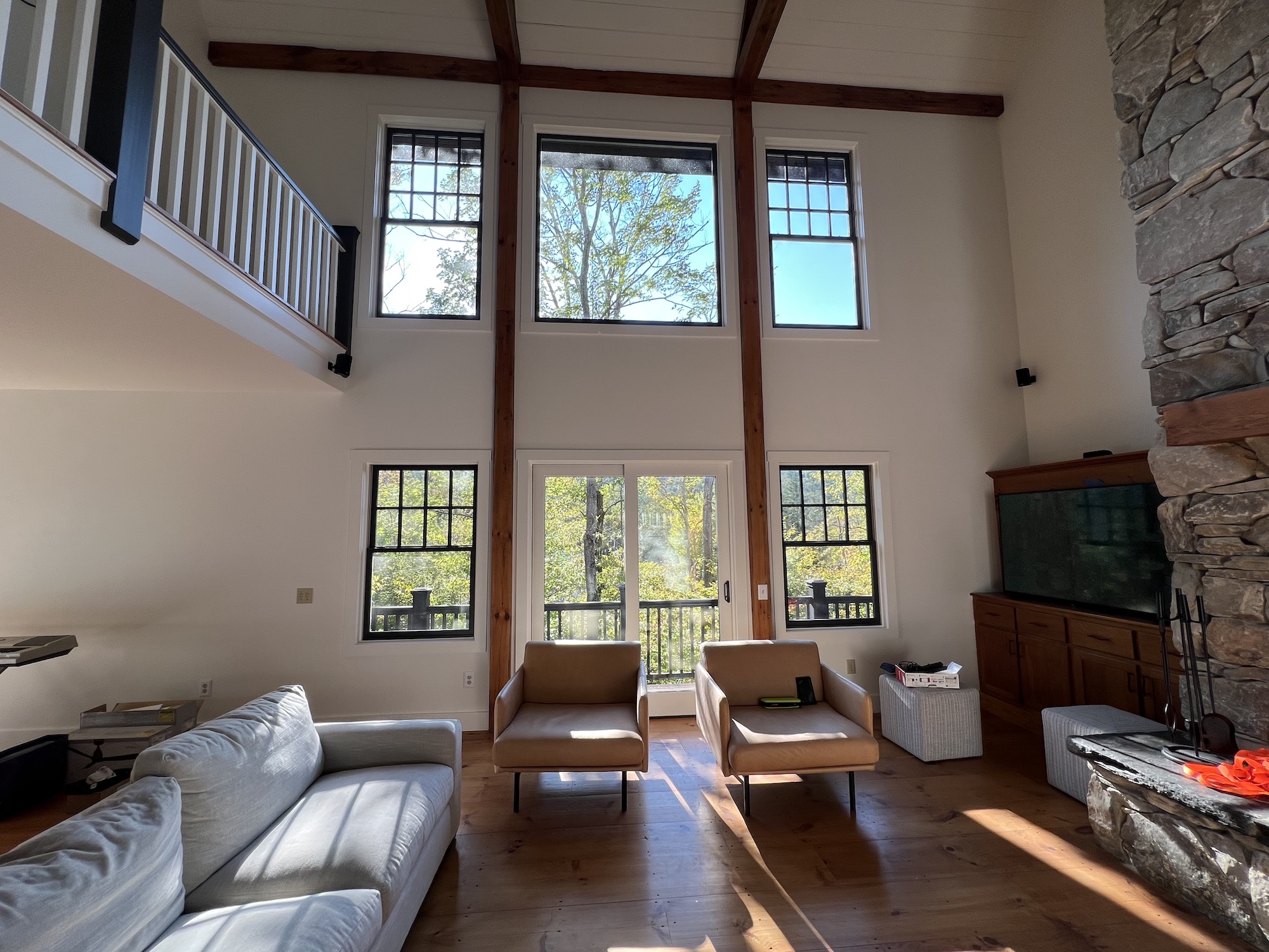 stratton mountain vt living room painting