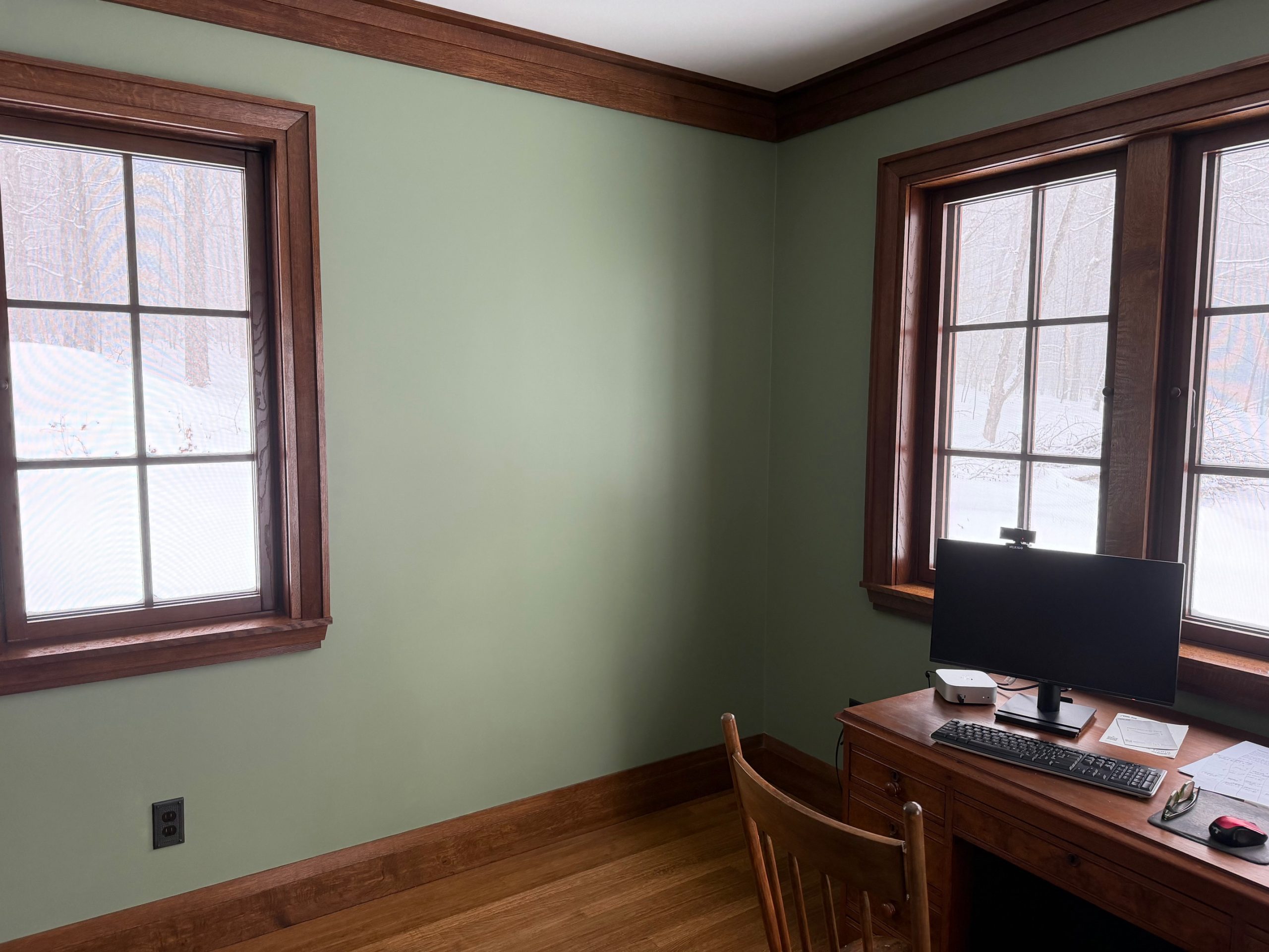 Newfane Vermont interior office painting