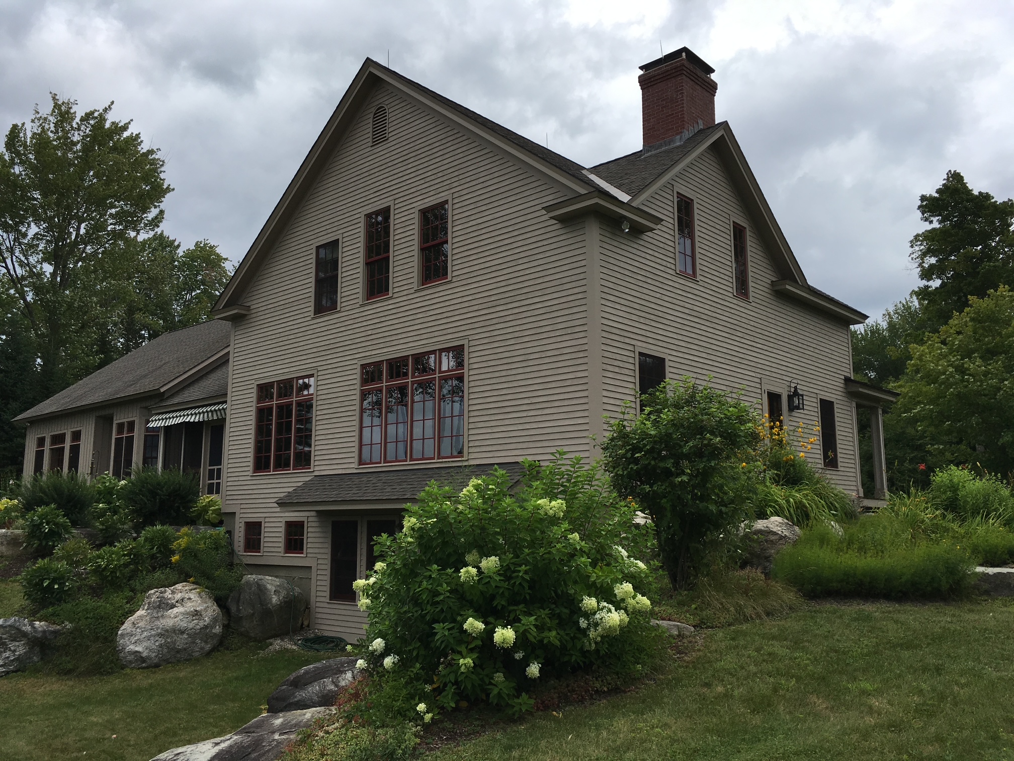peru vermont home painted
